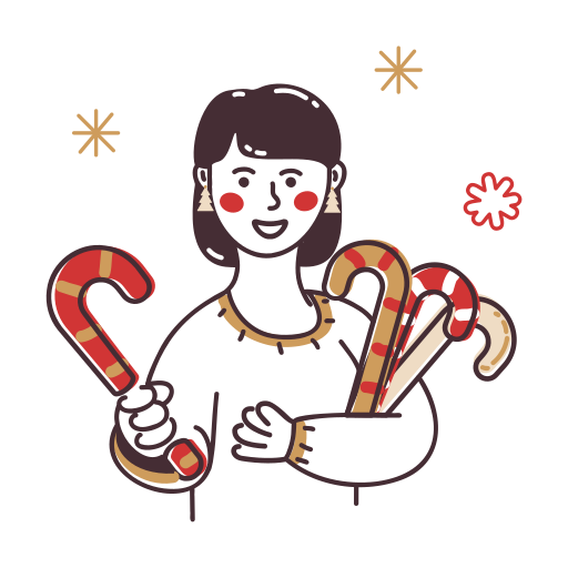 Christmas, sweets, xmas, present, snowflake, snow, holiday icon