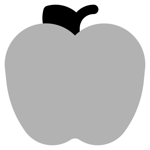 Fruit, fresh, vegetarian, nutrition icon