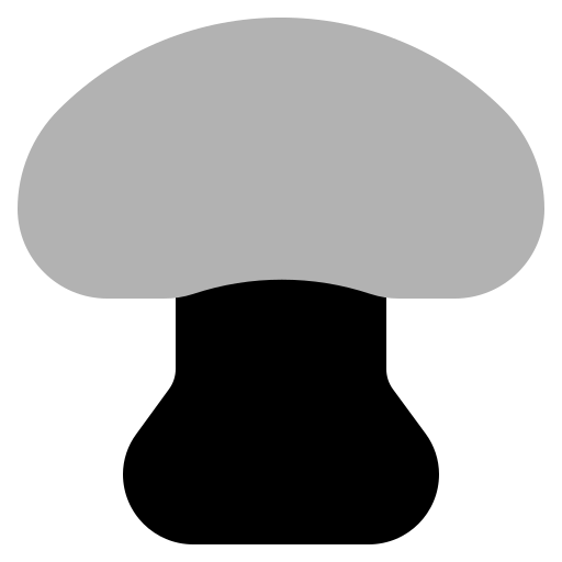 Mushroom, fruit, fresh, vegetarian, nutrition icon