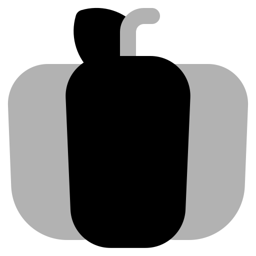 Pepper, vegetable, fresh, vegetarian, nutrition icon