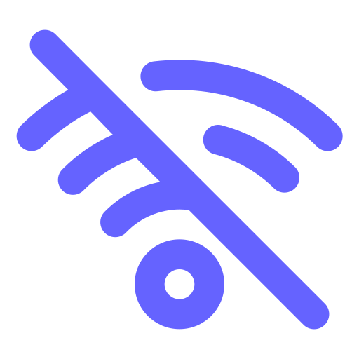 Wifi, slash icon