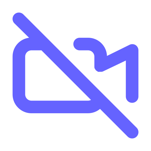 Video, slash icon