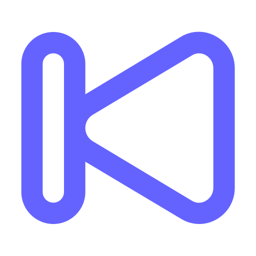 Step, backward icon