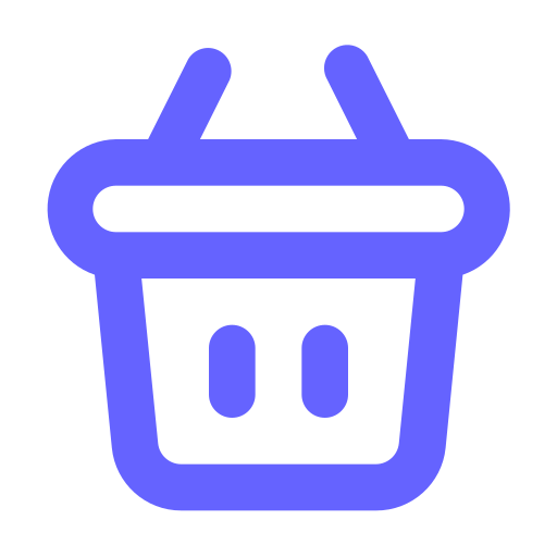 Shopping, basket icon