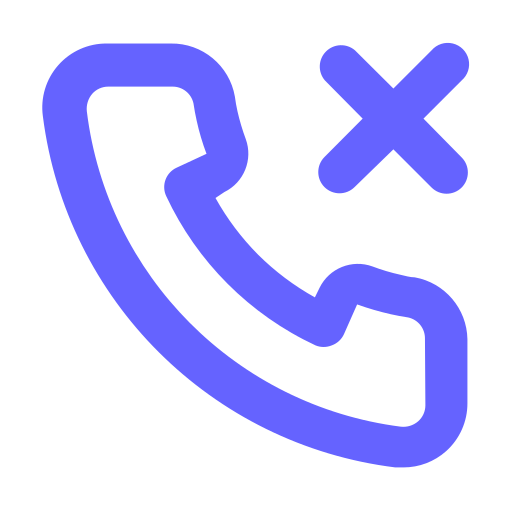 Phone, times icon