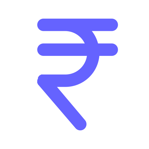 Rupee, sign icon
