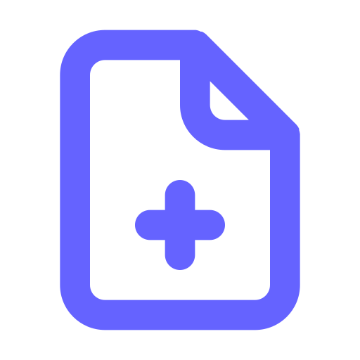 File, plus icon