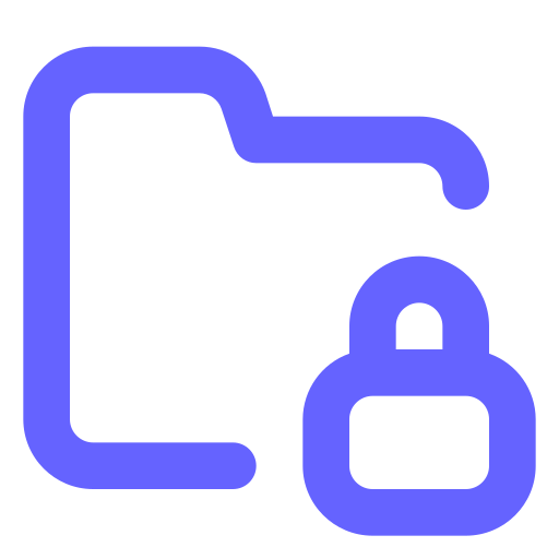 Folder, lock icon