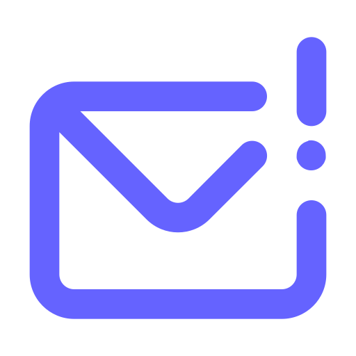 Envelope, exclamation icon