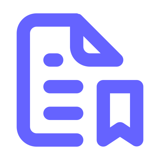 File, bookmark, alt icon