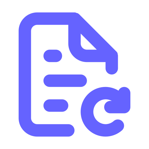 File, redo, alt icon