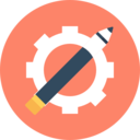 gear,pencil,education,cogwheel,Tools and utensils,settings,configuration