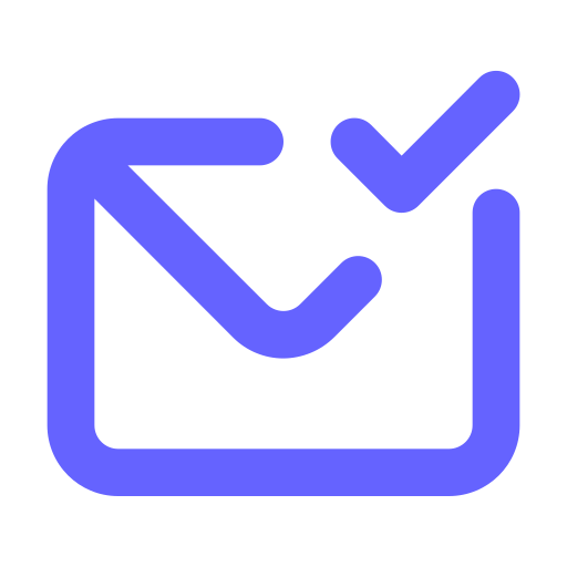 Envelope, check icon