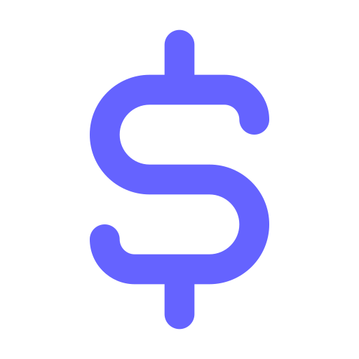 Dollar, sign icon