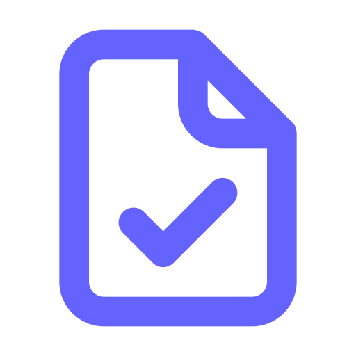 File, check icon