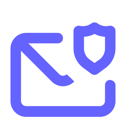 Envelope, shield icon