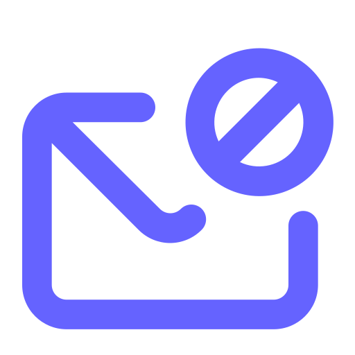Envelope, block icon