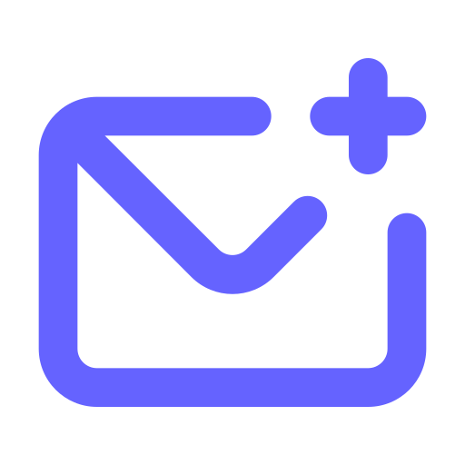 Envelope, add icon