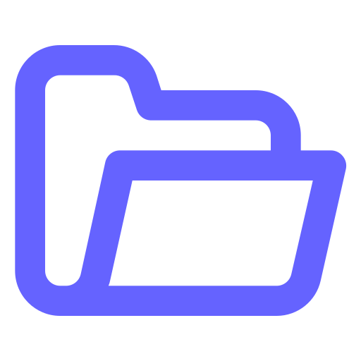 Folder, open icon