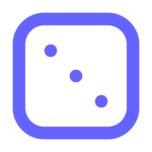 Dice, three icon