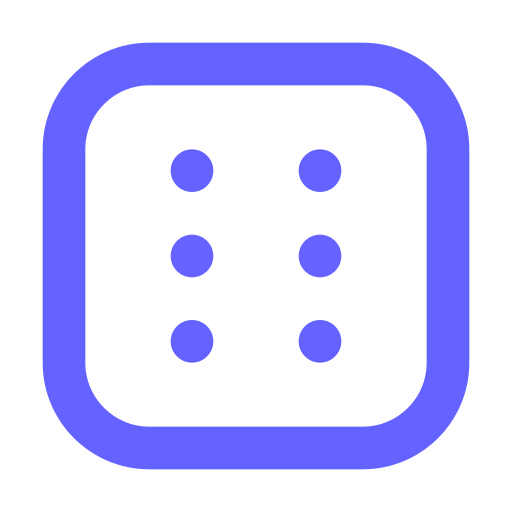 Dice, six icon