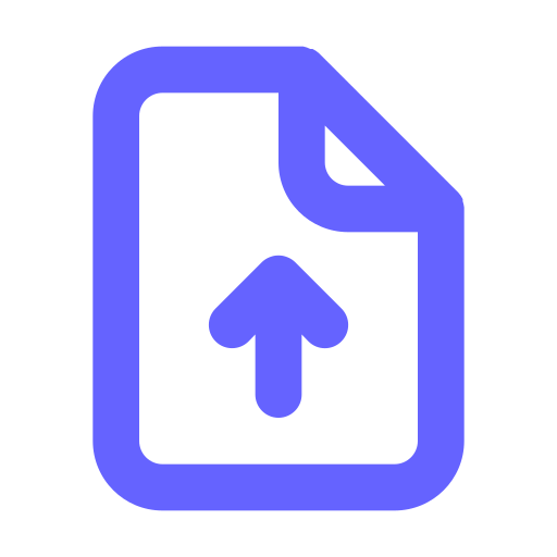 File, upload icon