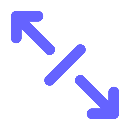 Expand, left icon