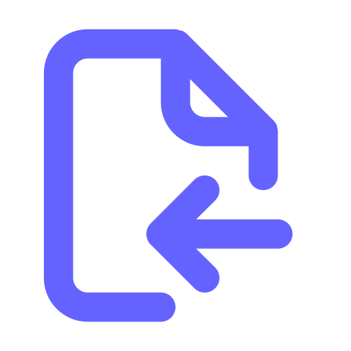 File, import icon