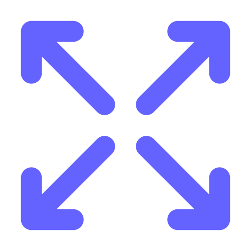 Expand, arrows, alt icon