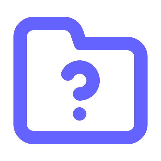 Folder, question icon