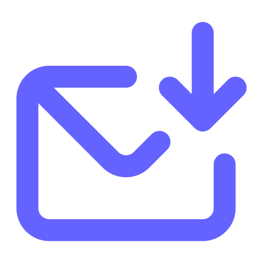 Envelope, download icon