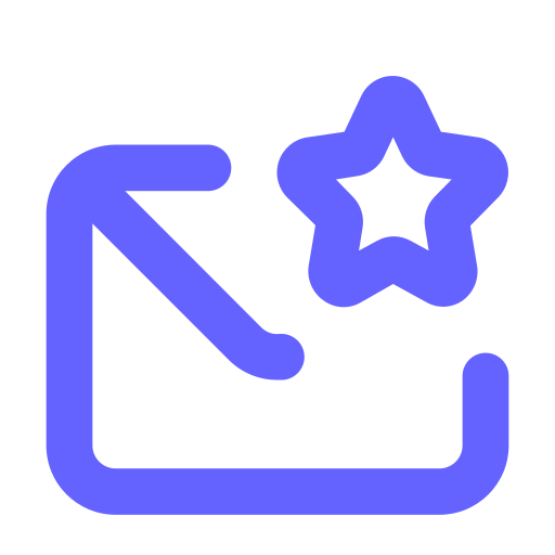 Envelope, star icon