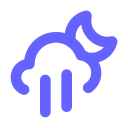 Cloud,Moon,Showers