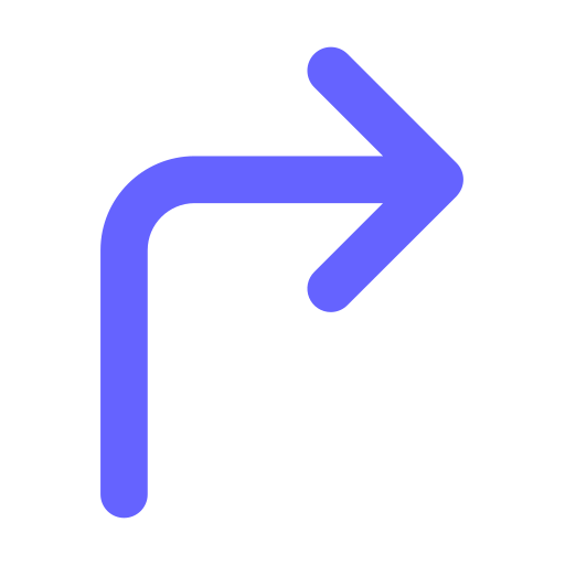 Corner, up, right icon
