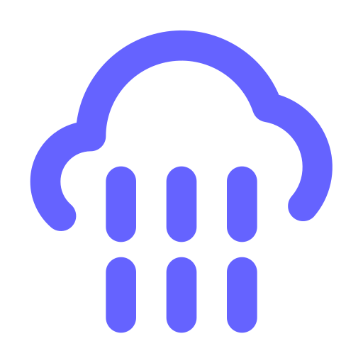 Cloud, showers icon