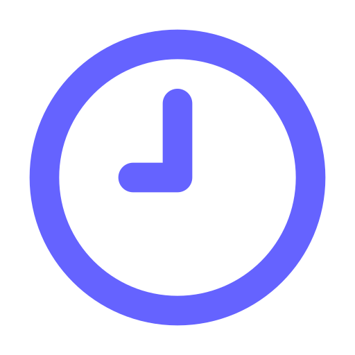 Clock, nine icon