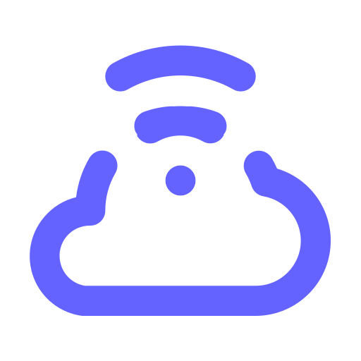 Cloud, wifi icon