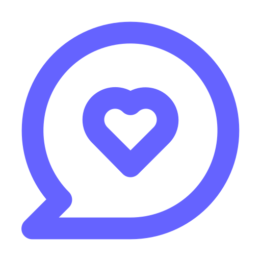 Comment, heart icon
