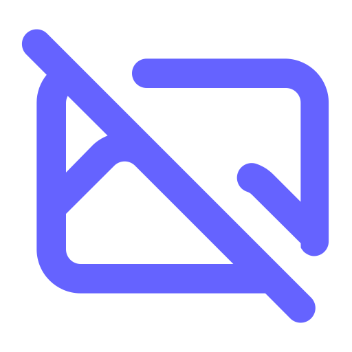 Image, slash icon