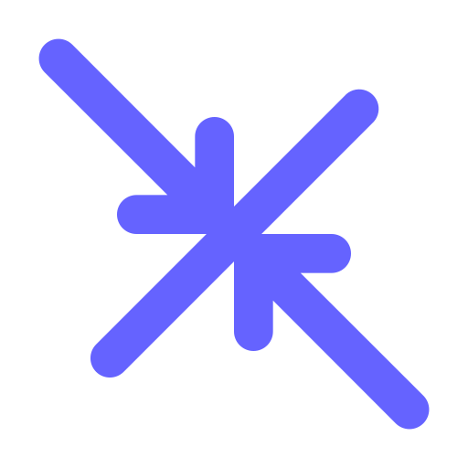 Compress, point icon