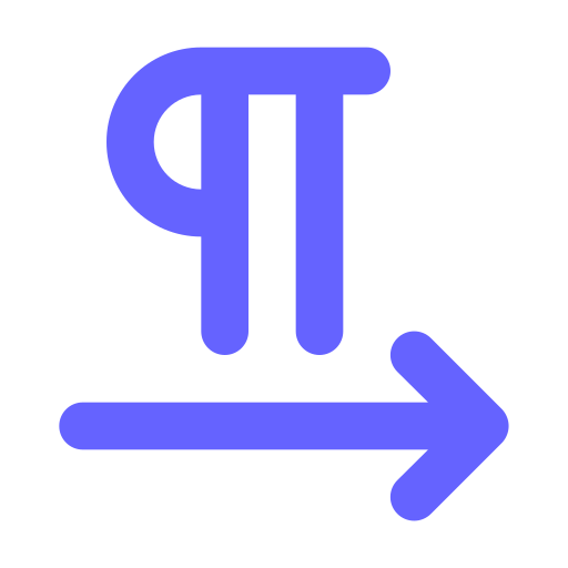 Left, to, right, text, direction icon