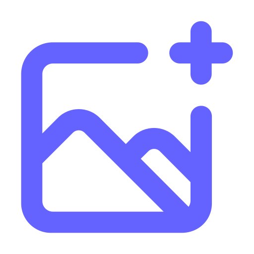 Image, plus icon