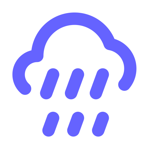 Cloud, showers, heavy icon