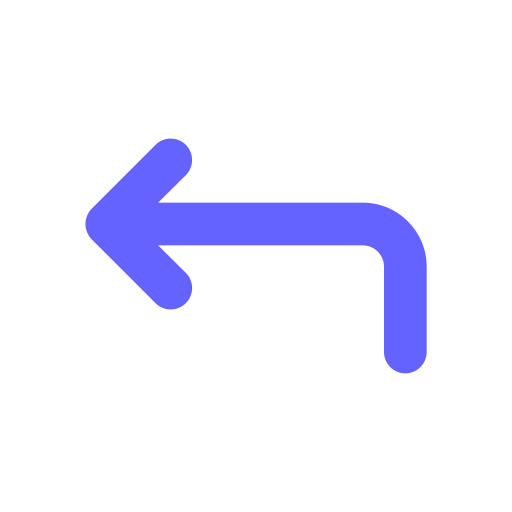 Corner, up, left, alt icon