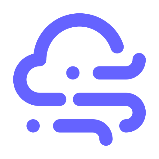 Cloud, wind icon