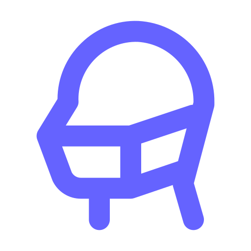 Head, side, mask icon