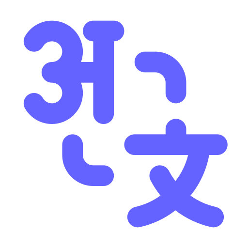 Hindi, to, chinese icon