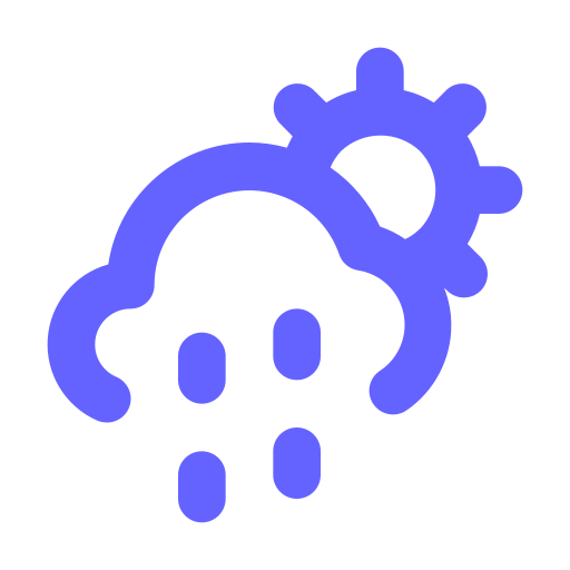 Cloud, sun, rain, alt icon