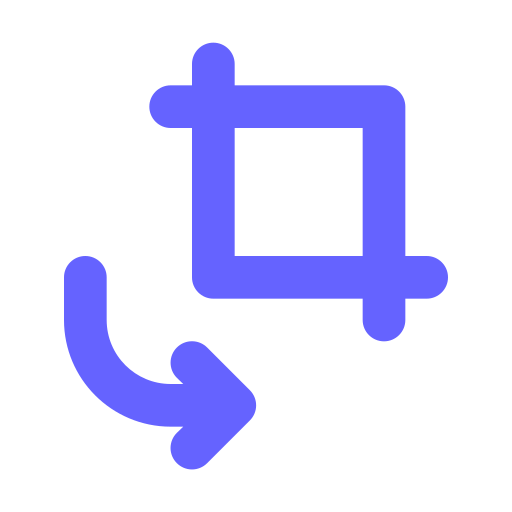 Crop, alt, rotate, left icon
