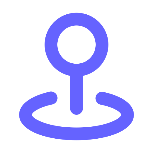 Map, pin, alt icon